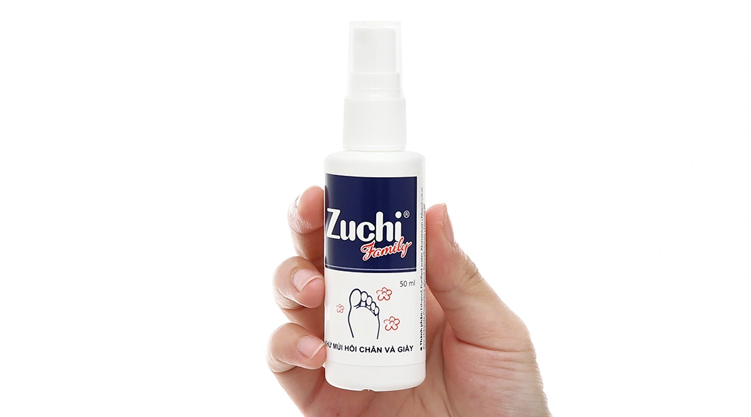 Xịt Zuchi Family khử mùi hôi chân và giày chai 50ml - 7